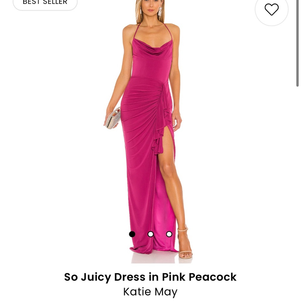 Katie May So Juicy Dress in Pink Peacock S Small